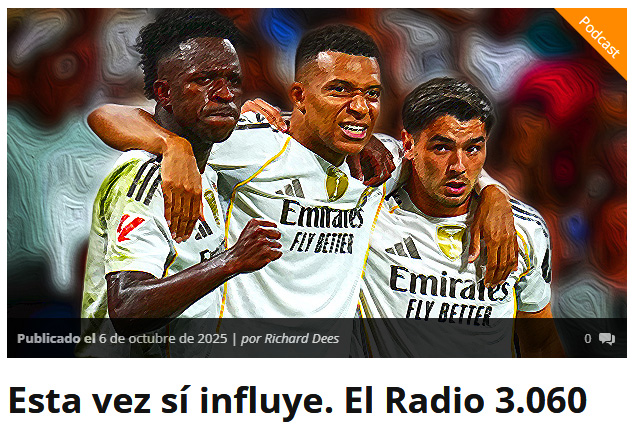 Esta vez sí influye. El Radio&nbsp;3.060