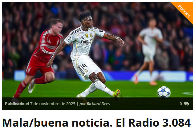 Mala / buena noticia. El Radio&nbsp;3.084