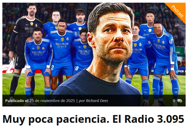 Muy poca paciencia. El Radio&nbsp;3.095