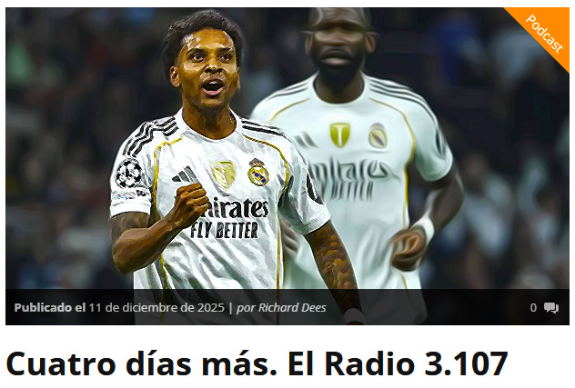 Cuatro días más. El Radio&nbsp;3.107