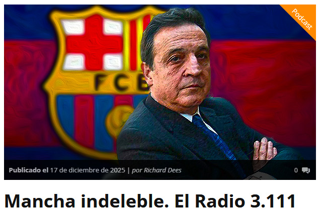 Mancha indeleble. El Radio&nbsp;3.111