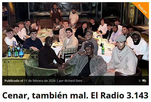 Cenar, también mal. El Radio&nbsp;3.143