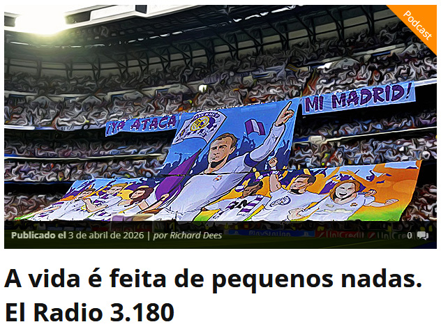 A vida é feita de pequenos nadas. El Radio&nbsp;3.180
