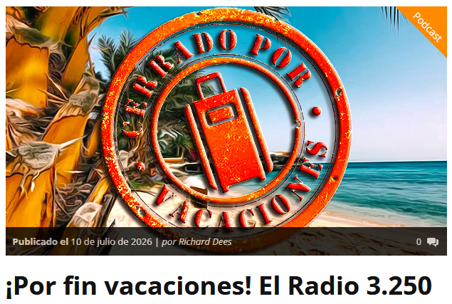 ¡Por fin vacaciones! El Radio 3.250