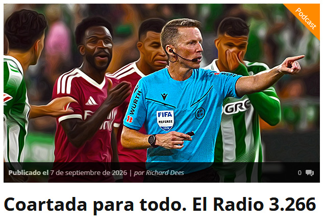 Coartada para todo. El Radio&nbsp;3.266