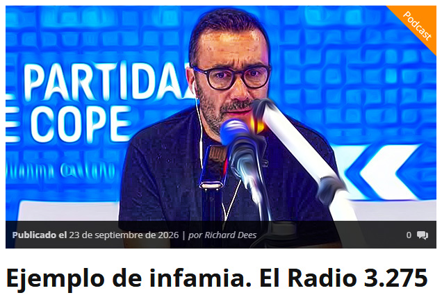 Ejemplo de infamia. El Radio&nbsp;3.275
