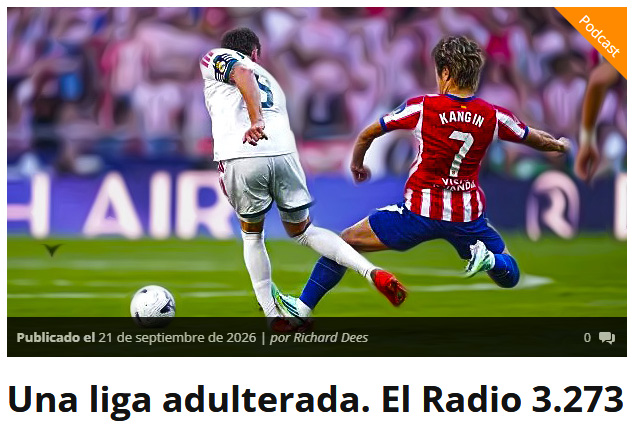 Una liga adulterada. El Radio&nbsp;3.273