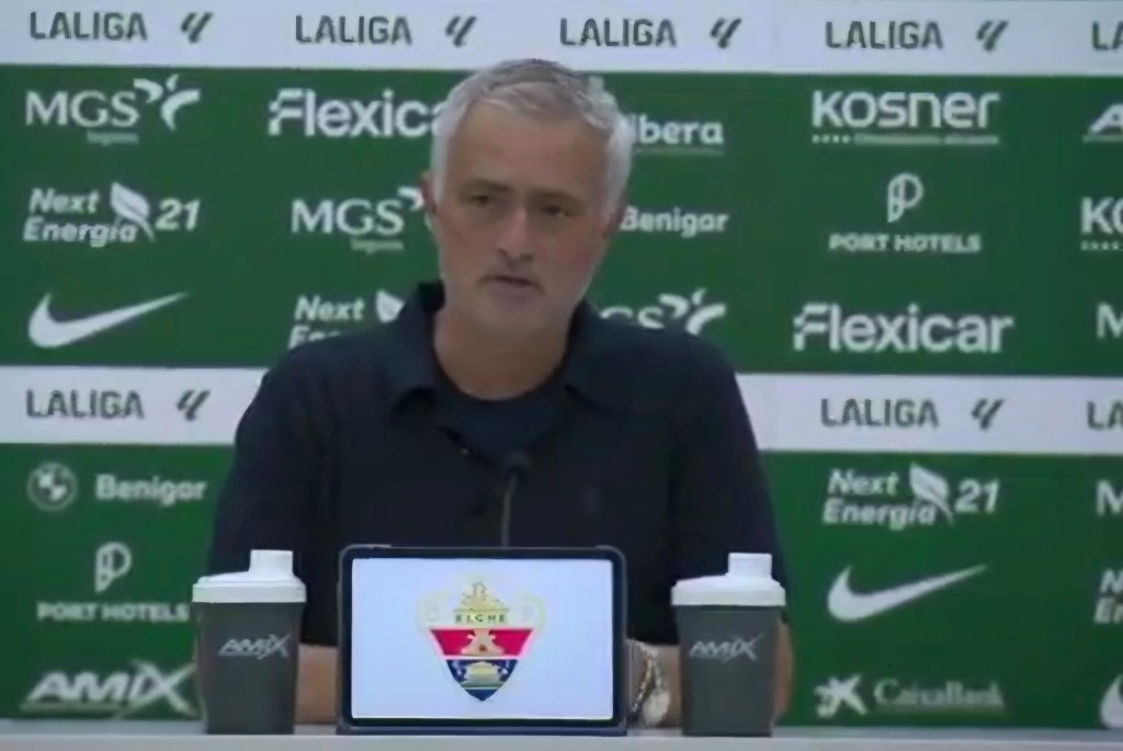 Rueda de prensa José Mourinho. Elche 2 – 3 Real&nbsp;Madrid.