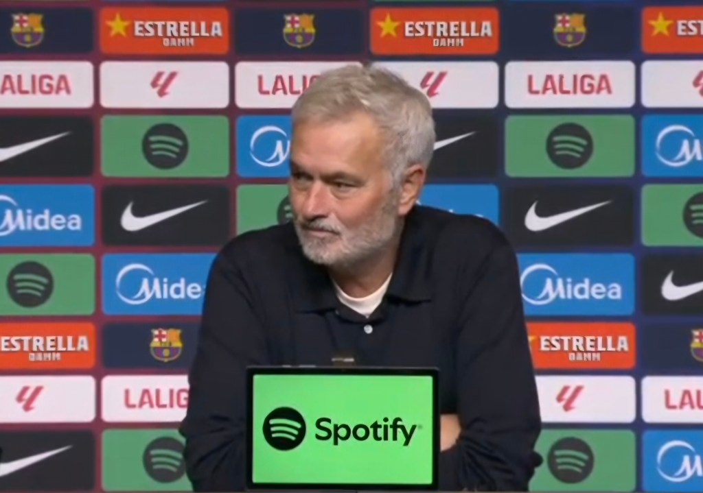 Rueda de prensa José Mourinho. Fútbol Club Barcelona 1 – 2 Real&nbsp;Madrid.